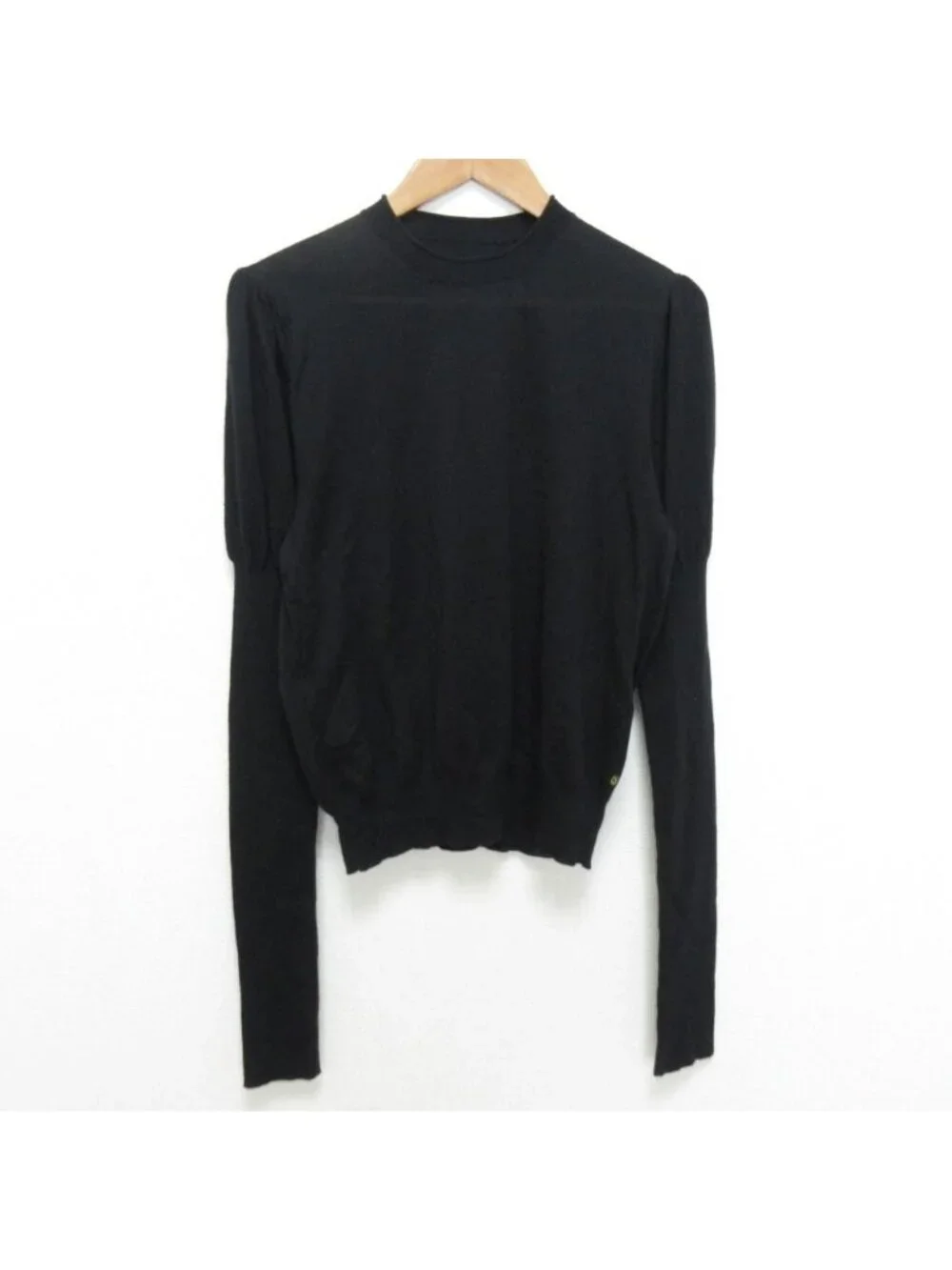 Louis Vuitton Cashmere Silk Blend Knit Sweater Black